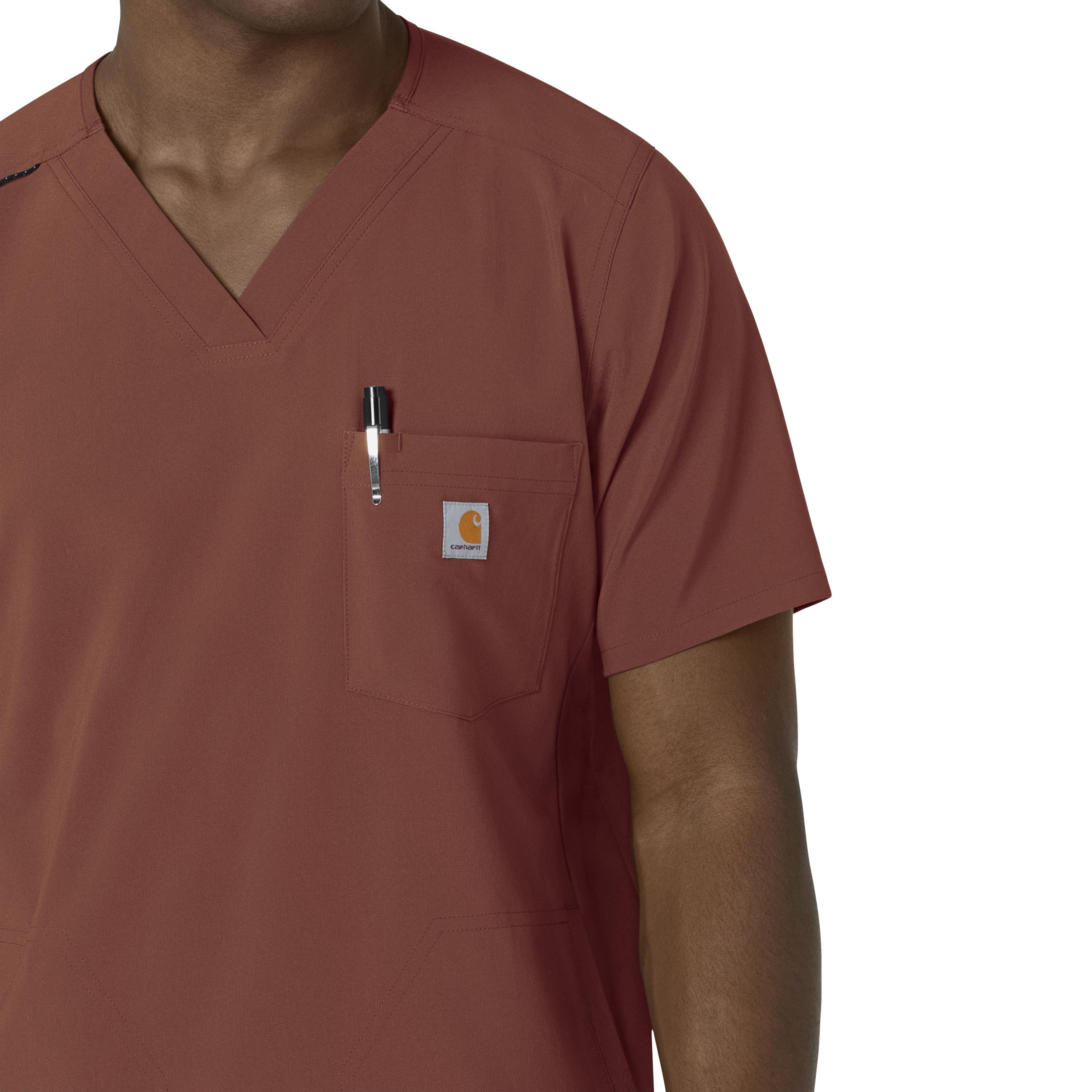 Carhartt Force Cross-Flex Men's V-Neck Scrub Top