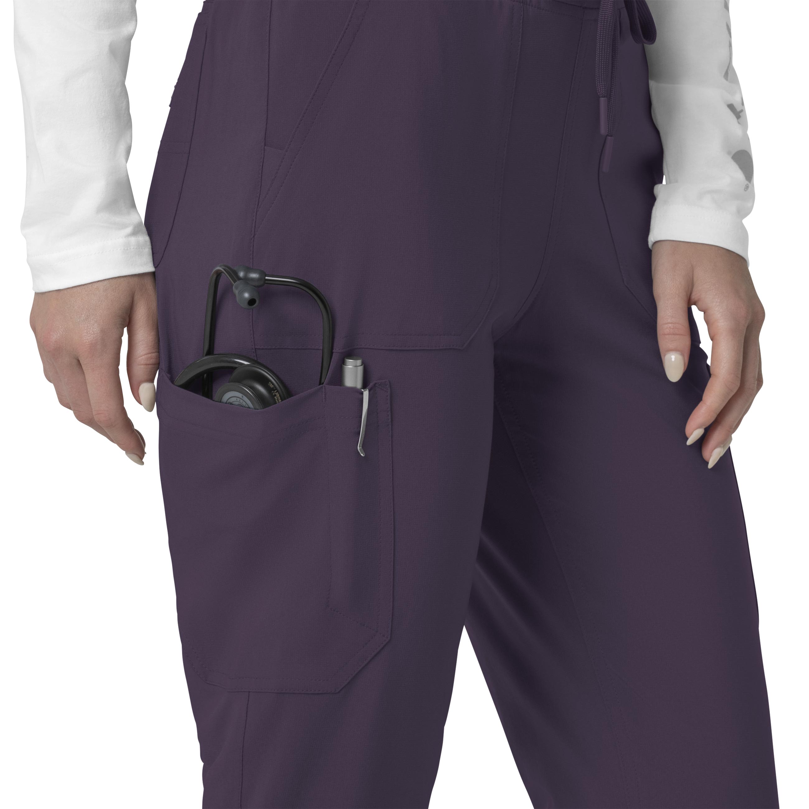 Carhartt Force Cross-Flex Women's Cargo Jogger Scrub Pant (Petite Length)