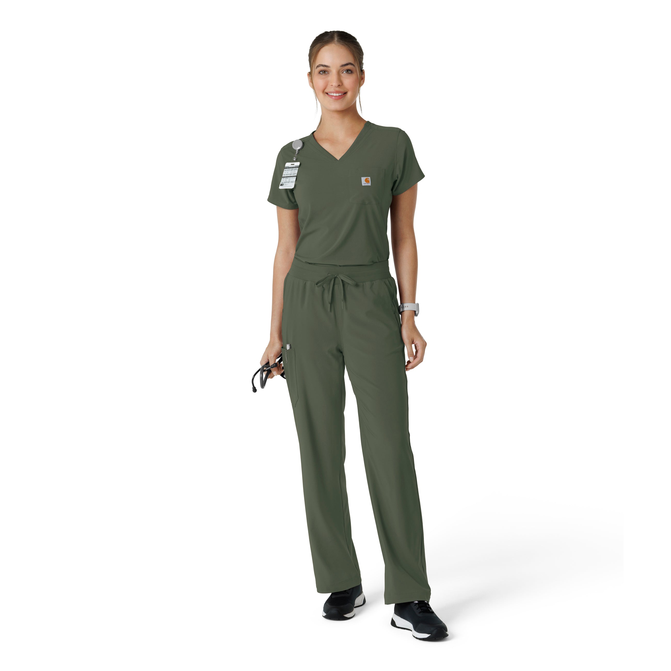 Carhartt Force Cross-Flex Women's Cargo Jogger Scrub Pant (Regular Length)