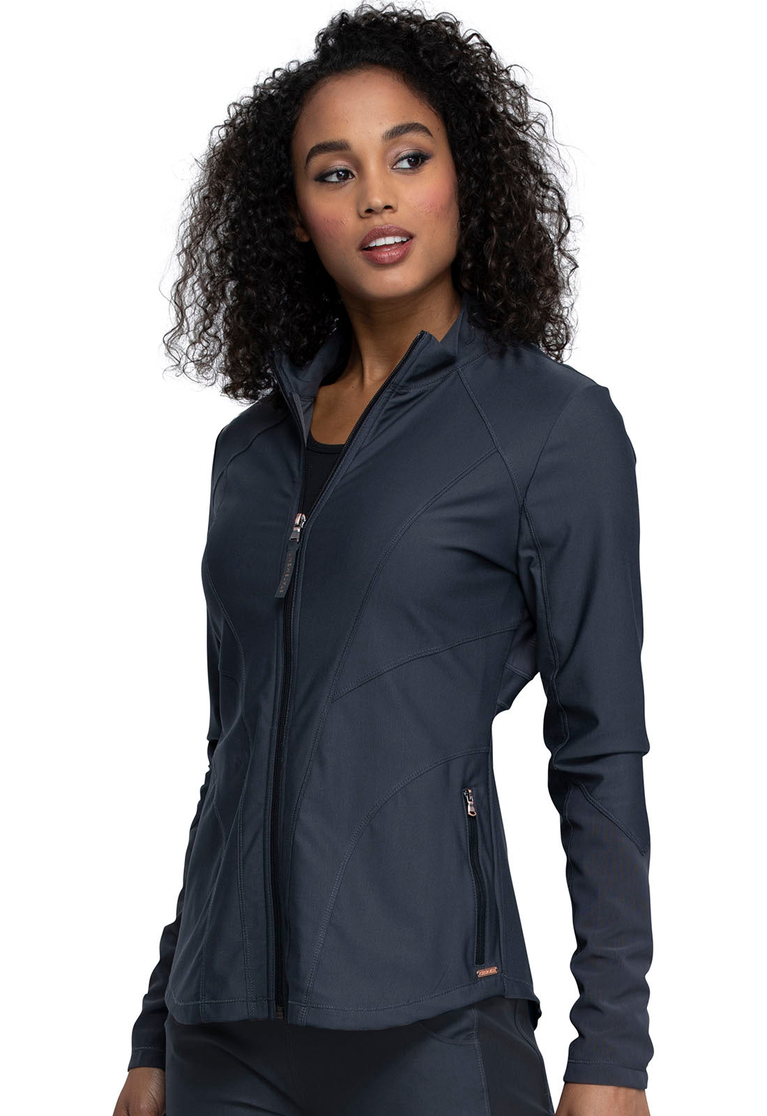 Women's Cherokee Form Zip Front Jacket - BodyMoves Scrubs Boutique
