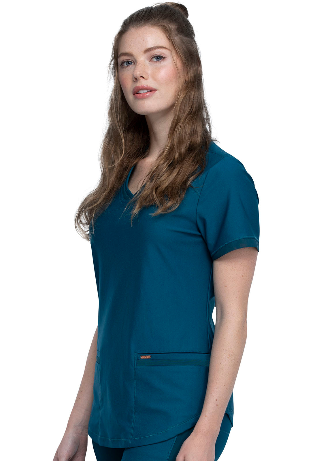Women's Cherokee Form V-Neck Top - BodyMoves Scrubs Boutique