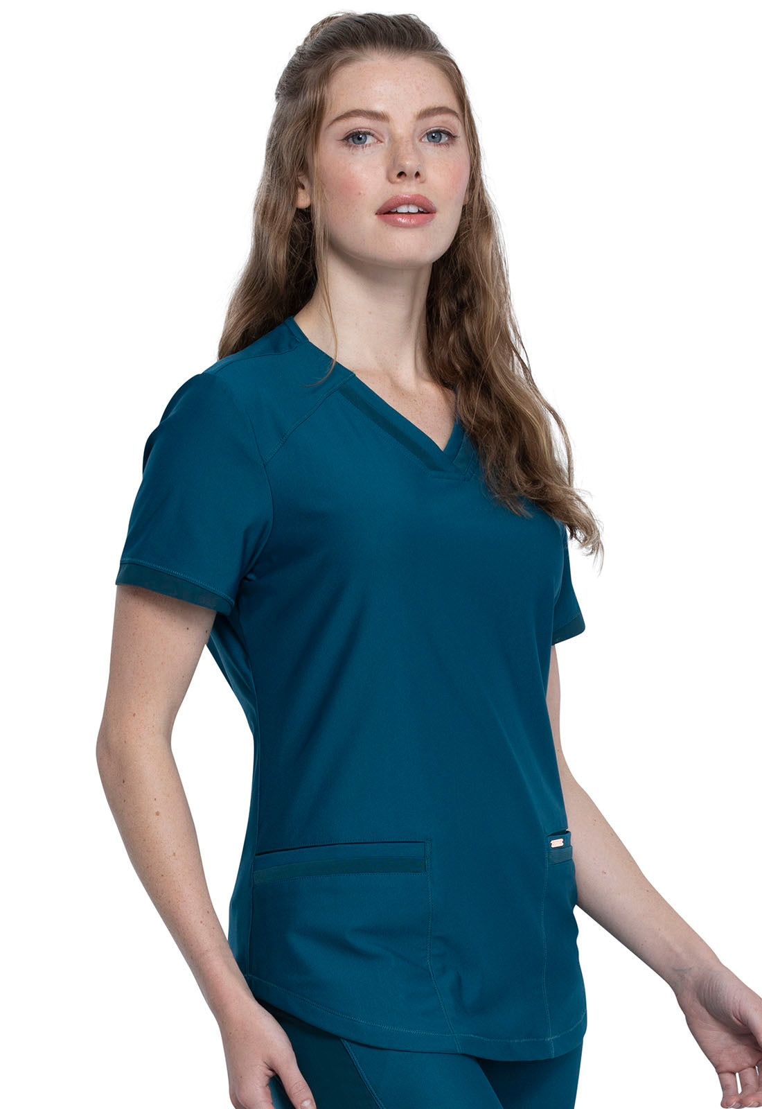 Women's Cherokee Form V-Neck Top - BodyMoves Scrubs Boutique
