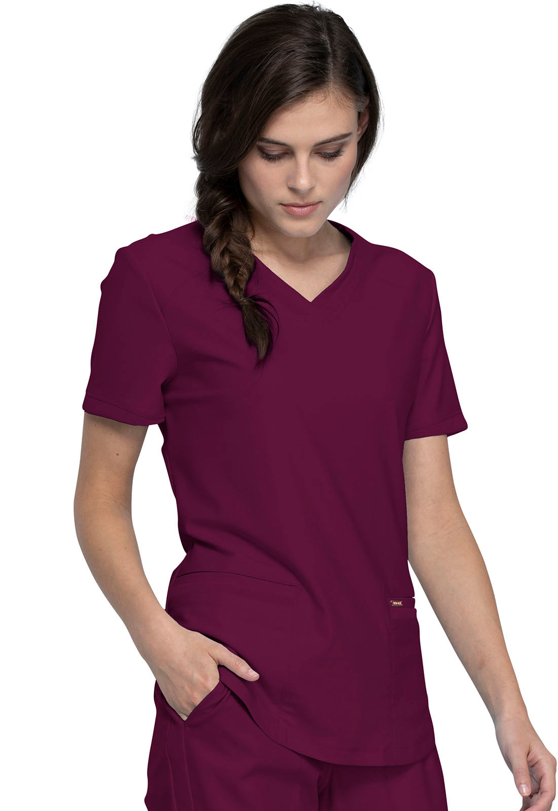 Women's Cherokee Form V-Neck Top - BodyMoves Scrubs Boutique