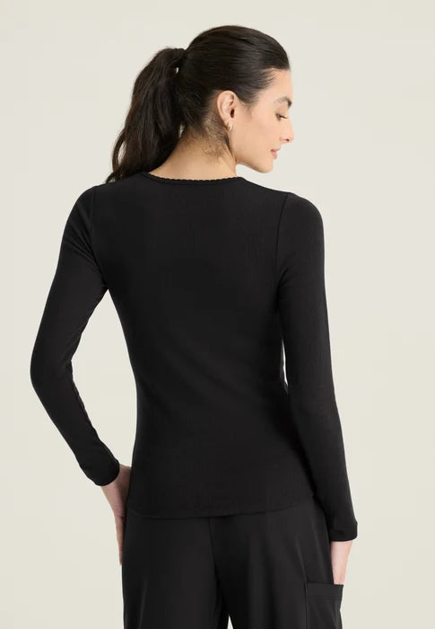 Origin Women's 1-Pocket Crew Neck Long Sleeve Tee Grey's Anatomy™ by Barco Cultivate