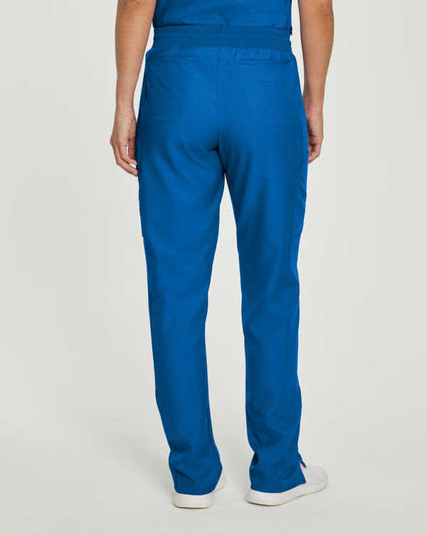 Women's Straight-Leg Cargo Scrub Pants (Petite Length)