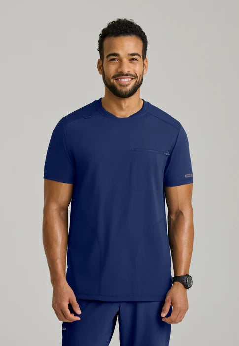 Rebound Men's 3-Pocket Rib Knit Crew Neck Top Skechers™ by Barco Slip-ins