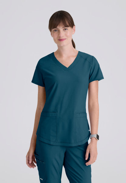Rhythm 2-Pocket Ciclo® Scrub Top Grey's Anatomy™ by BARCO®  Evolve
