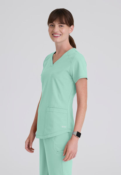 Rhythm 2-Pocket Ciclo® Scrub Top Grey's Anatomy™ by BARCO®  Evolve