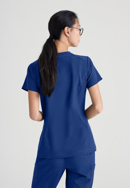 Sway 1-Pocket Banded V-Neck Ciclo® Scrub Top Grey's Anatomy™ by BARCO® Evolve