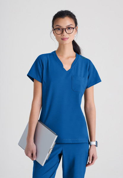 Women's Grey's Anatomy Evolve "Sway" Tuck-In SCRUB TOP