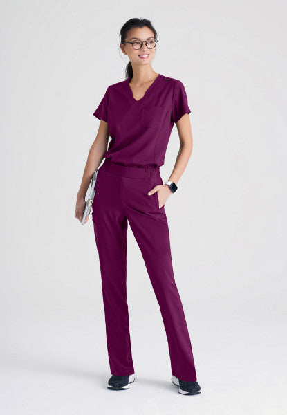 Women's Grey's Anatomy Evolve "Cosmo" Pant in Petite Length - BodyMoves Scrubs Boutique