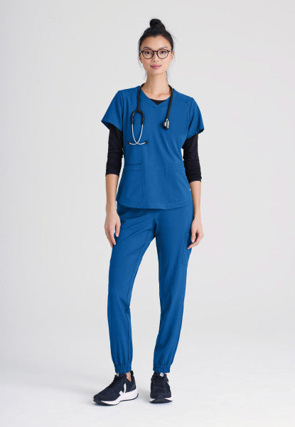 Women's Grey's Anatomy Evolve "Terra" Jogger in Petite Length - BodyMoves Scrubs Boutique