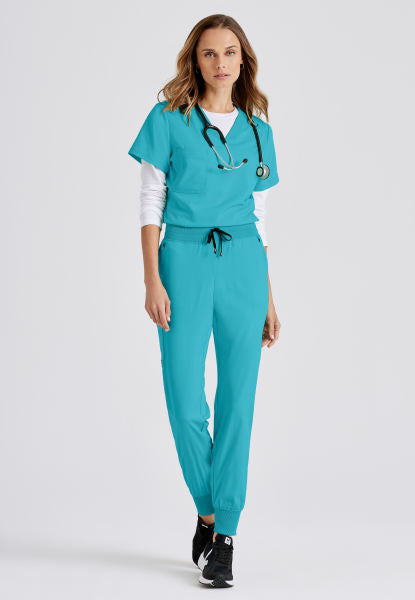 Women's Grey's Anatomy "Eden" Jogger in Tall Length - BodyMoves Scrubs Boutique