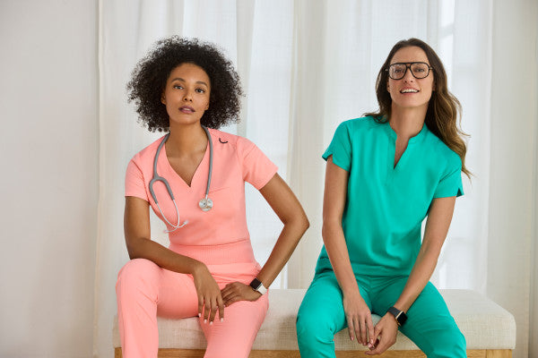 Grey's Anatomy Scrubs Spandex Stretch Capri Tuck In Top