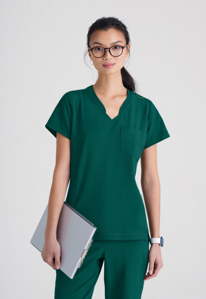Women's Grey's Anatomy Evolve "Sway" Tuck-In SCRUB TOP