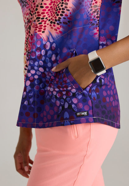 Grey's Anatomy Spandex Stretch Women's "Summer Whispers" Top