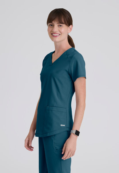 Rhythm 2-Pocket Ciclo® Scrub Top Grey's Anatomy™ by BARCO®  Evolve
