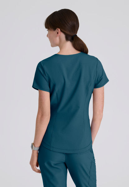Rhythm 2-Pocket Ciclo® Scrub Top Grey's Anatomy™ by BARCO®  Evolve