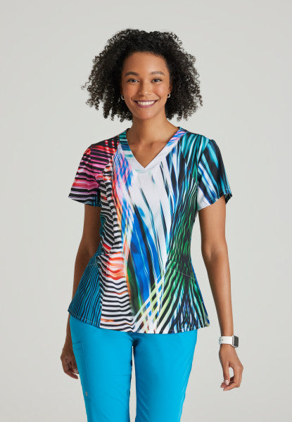 Women's BARCO ONE™ Fashion Print Top *ULTRA RADIANT*