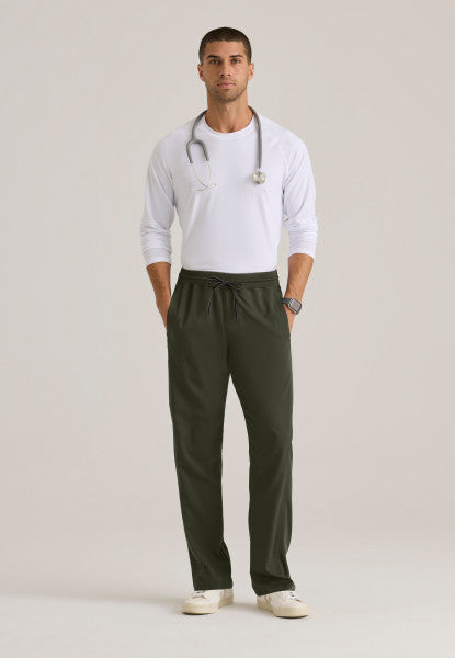 Grey's Anatomy Spandex Stretch Men's "Hudson" Straight Pant