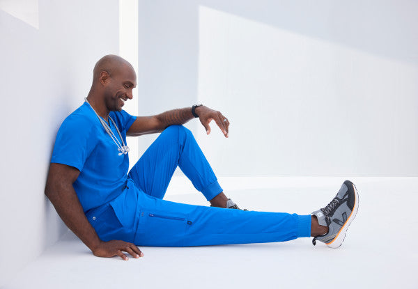 Barco One Men's 2 Pocket Ribbed V-neck Top