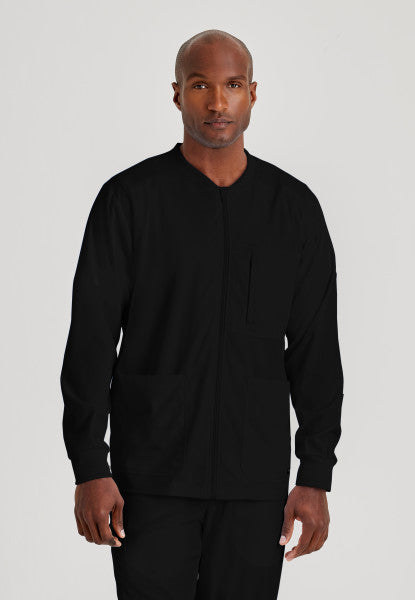 Men's Antimicrobial Warm-Up Scrub Jacket - BodyMoves Scrubs Boutique