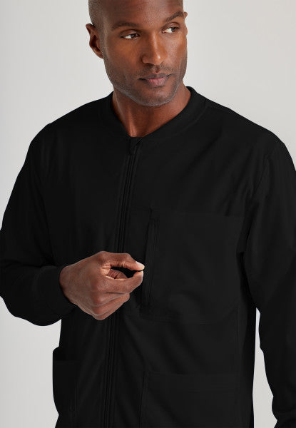 Men's Antimicrobial Warm-Up Scrub Jacket - BodyMoves Scrubs Boutique