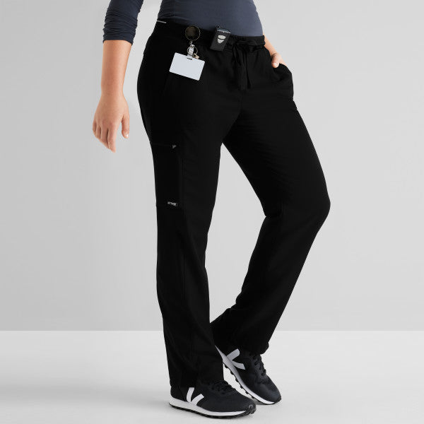 Women's Grey's Anatomy Spandex-Stretch Kim Pants - BodyMoves Scrubs Boutique