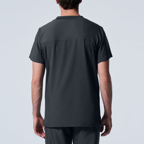 Men's LANDAU FORWARD 4-POCKET V-NECK SCRUB TOP - BodyMoves Scrubs Boutique