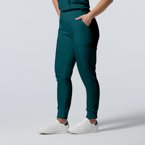 Women's JOGGER SCRUB PANTS in Petite Length - BodyMoves Scrubs Boutique