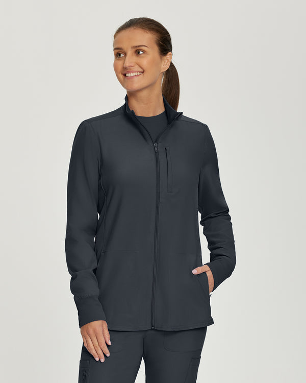 Women's Landau Forward Warm-Up Scrub Jacket - BodyMoves Scrubs Boutique