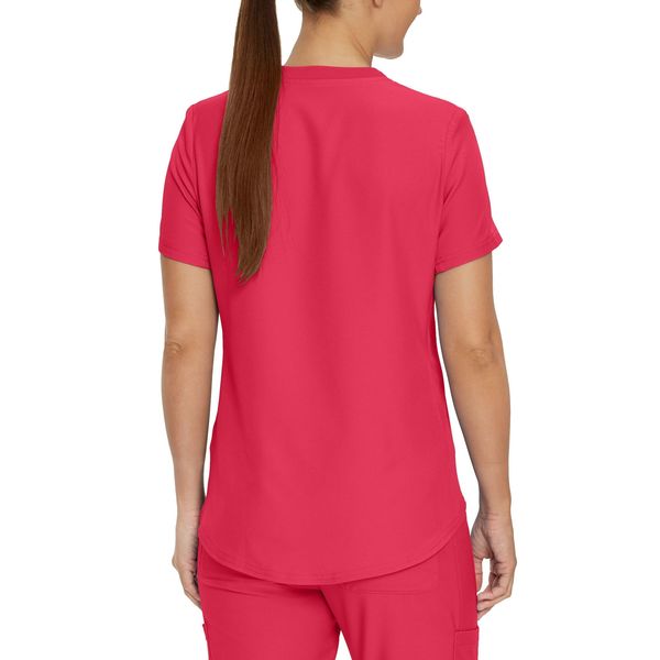 Women's Landau Forward V-Neck Tuck-In Scrub Top - BodyMoves Scrubs Boutique