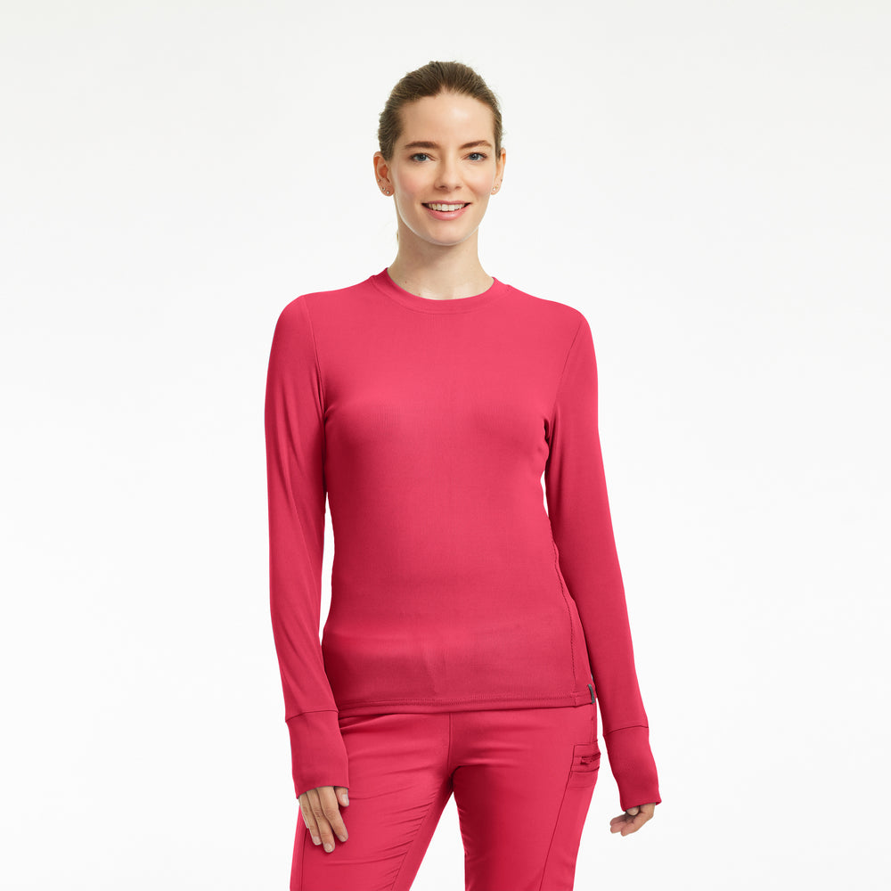 Women's Landau Forward Long-Sleeve Tee - BodyMoves Scrubs Boutique
