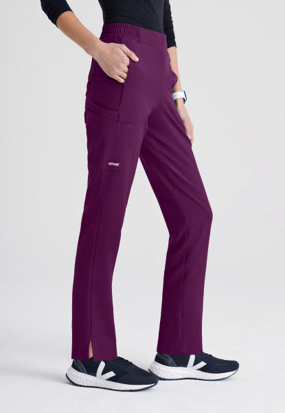 Women's Grey's Anatomy Evolve "Cosmo" Pant in Petite Length - BodyMoves Scrubs Boutique