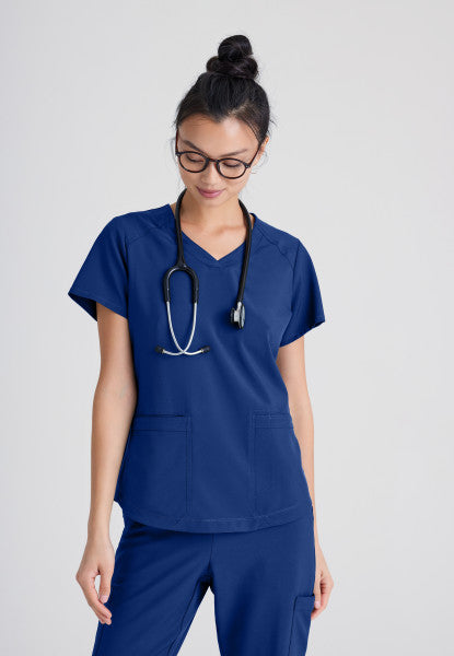 Rhythm 2-Pocket Ciclo® Scrub Top Grey's Anatomy™ by BARCO®  Evolve