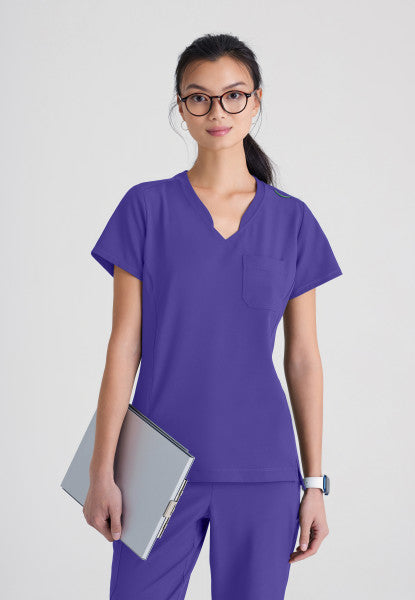 Women's Grey's Anatomy Evolve "Sway" Tuck-In SCRUB TOP