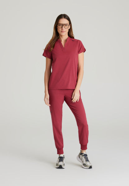 Women's Grey's Anatomy "Eden" Jogger in Regular Length (Maple Red)