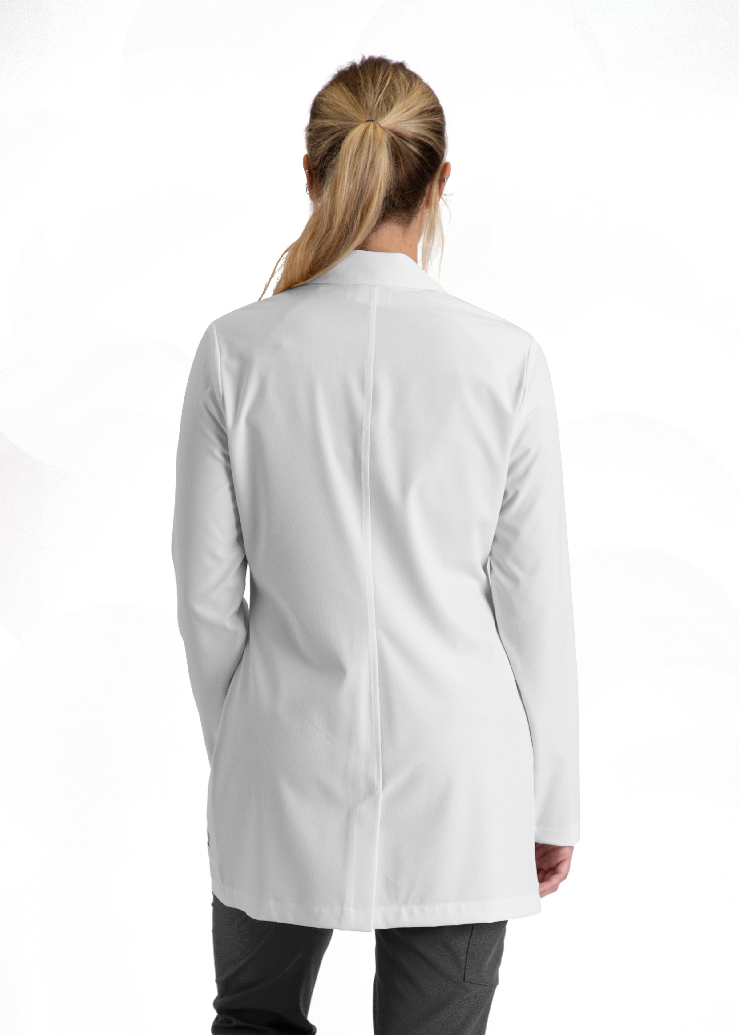 white lab coat