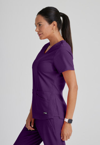 Women's Grey's Anatomy "Emma" Top - BodyMoves Scrubs Boutique