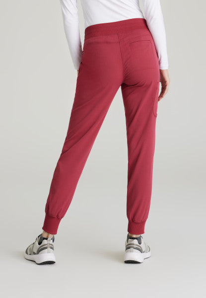 Women's Grey's Anatomy "Eden" Jogger in Regular Length (Maple Red)
