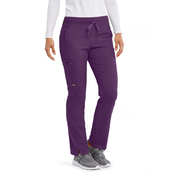 Women's Grey's Anatomy Spandex-Stretch Kim Pants - BodyMoves Scrubs Boutique
