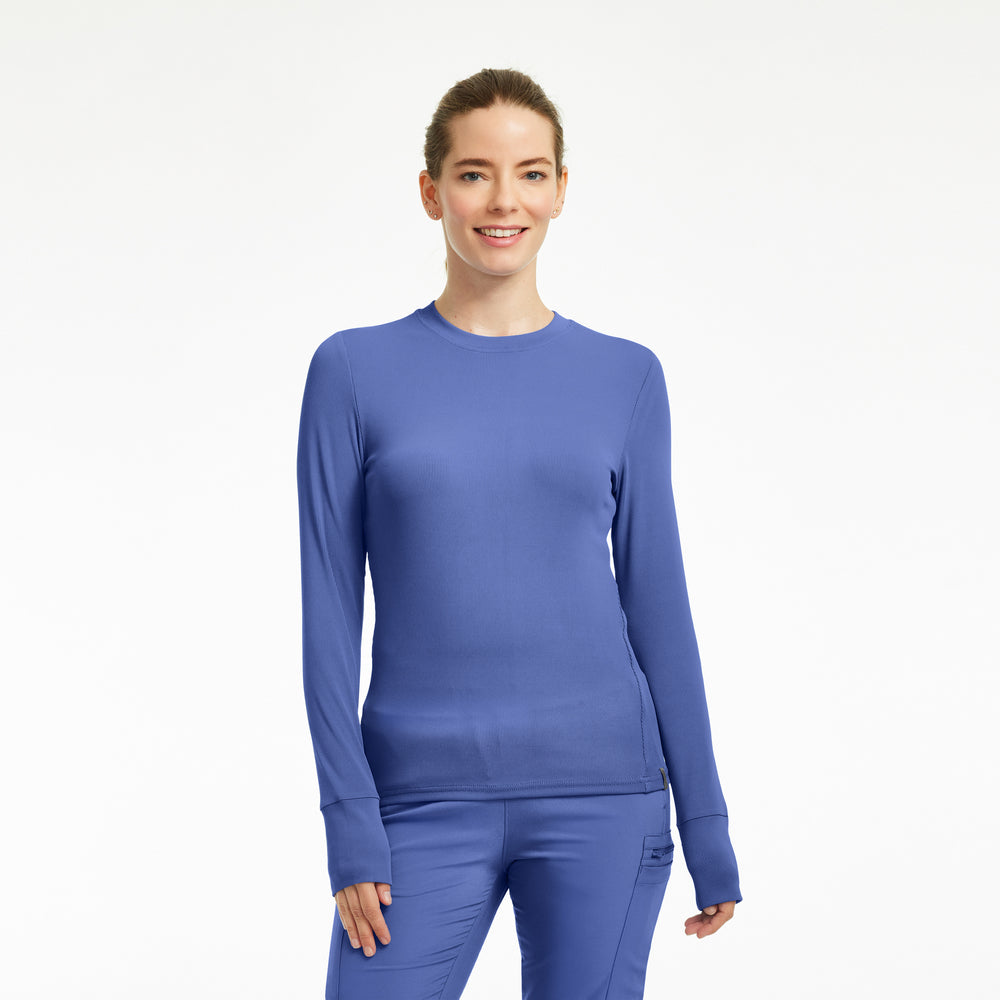 Women's Landau Forward Long-Sleeve Tee - BodyMoves Scrubs Boutique