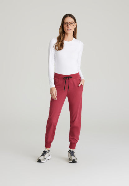 Women's Grey's Anatomy "Eden" Jogger in Regular Length (Maple Red)