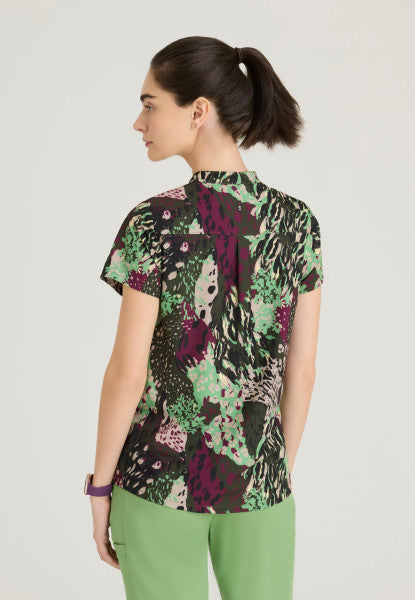 Grey's Anatomy Spandex Stretch Women's "Animal Expression" Top