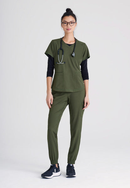 Women's Grey's Anatomy Evolve "Terra" Jogger in Regular Length - BodyMoves Scrubs Boutique