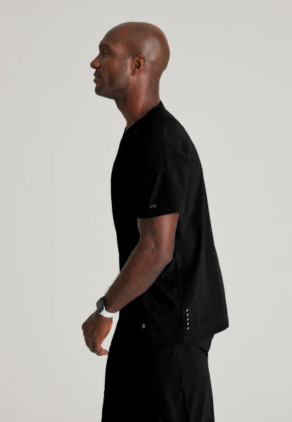 Barco One Men's 2 Pocket Ribbed V-neck Top