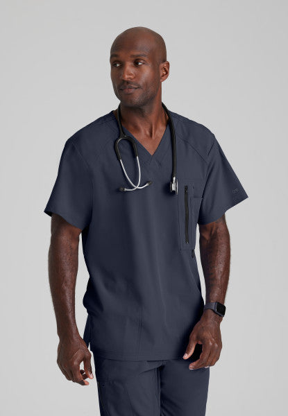 men's medical uniform pants, Men's BARCO ONE™ Amplify Top - 5 Pocket Medical Top