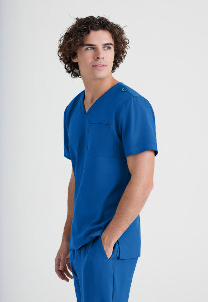 Men's Grey's Anatomy Evolve V-Neck "Journey" Top - BodyMoves Scrubs Boutique