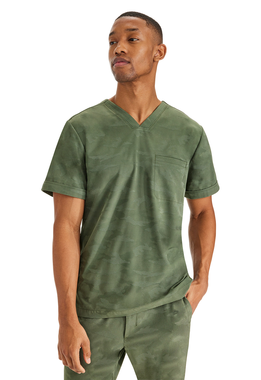 Olive Camo, medical scrubs Canada, quality medical uniforms Canada