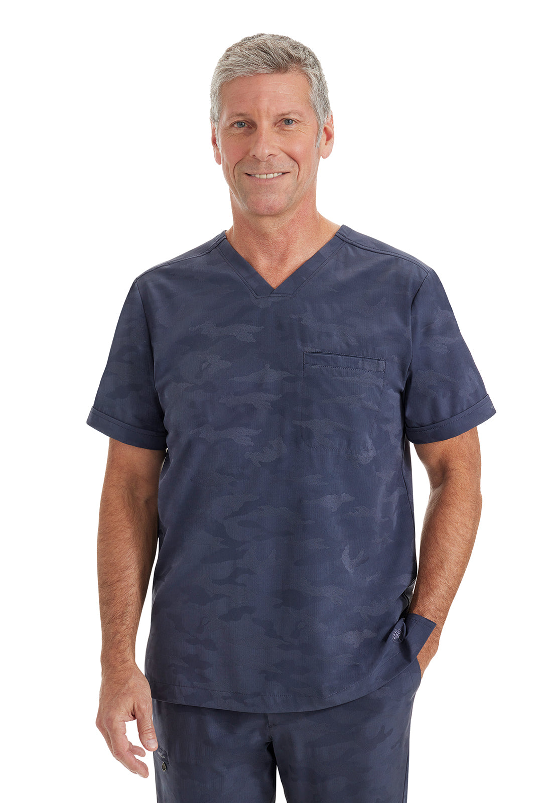 Pewter Camo, medical scrubs Canada, quality medical uniforms Canada